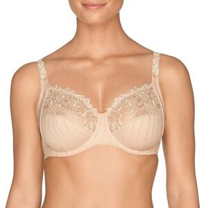 NEW NO‎ TAGS PRIMA DONNA DEAUVILLE SEAMED BRA 016-1811 CAFE LATTE SIZE 30 H